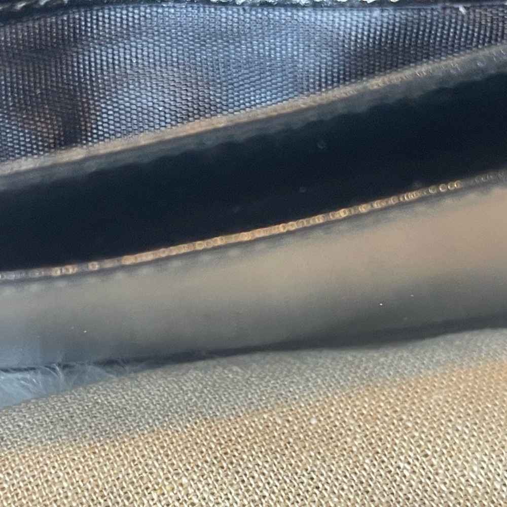 Gucci SoHo Classy Black Suede & Leather Long Sleek Wallet Full Inclusion EUC 🖤 - Picture 6 of 11